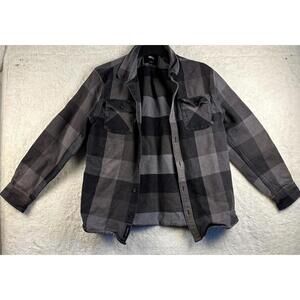 Vans Plaid Jacket L Button Up